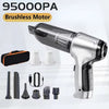 95000PA Car Vacuum Cleaner Wireless Powerful Cleaning Machine Auto Robot Car Accessories Home Appliance Strong Suction As Gift