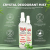 Thai Deodorant Stone Crystal Mist Natural Deodorant Spray 8 oz. Bundle (Pack Of 3)