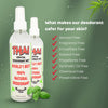 Thai Deodorant Stone Crystal Mist Natural Deodorant Spray 8 oz. Bundle (Pack Of 3)