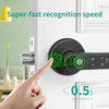 Tuya 5-in-1 Door Lock Smart Home Products Fingerprint Locks Remote Control App Unlock Support Password IC Card Key Unlock