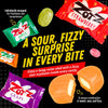 ZOTZ Fizzy Sour Candy Bulk - Retro Italian Hard Candy Individually Wrapped - Classic Nostalgic 7 Assorted Flavors Cherry, Watermelon, Strawberry, Blue Raspberry, Apple, Orange & Grape - 100 Pieces Bag for Party Favors, Goodie Bags, Piñata & Candy Buffet