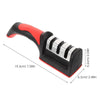 3-Stage Knife Sharpener Set - Diamond & Ceramic Rods for Kitchen, Hunting, Pocket Knives, Fast Edge Repair with Non-Slip Base