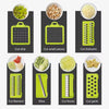 16-in-1 Professional Kitchen Slicer with Cleaver Blade, Multi-Function Food Chopper for Potatoes, Tomatoes, and Vegetables