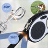 Retractable Dog Leash 26 FT, Heavy Duty Dog Leash for Dogs 50-110 lbs, Heavy Dut